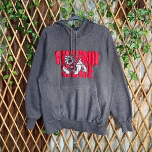 Vintage Y2K Fresno State University collegiate heavy hoodie